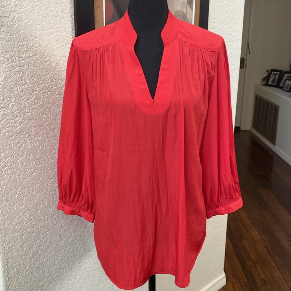 Chico’s Shirred Blouse
